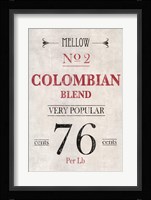 Colombian Coffee Framed Print