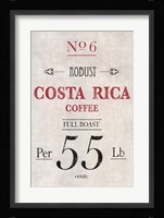 Costa Rican Coffee Framed Print