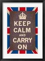 Keep Calm Britain Fine Art Print
