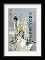 Travel Mono I Framed Print