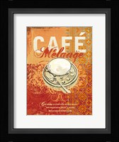 Cafe Melange Framed Print