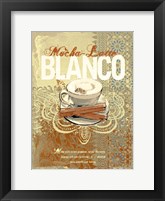 Cafe Blanco Framed Print