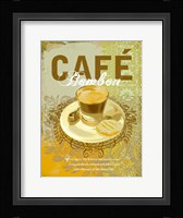 Cafe Bombon Framed Print