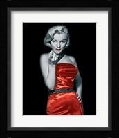 Lady In Red II Framed Print