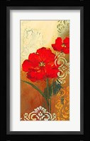 Red Melody I Framed Print