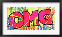 OMG (Oh My Gosh) Framed Print