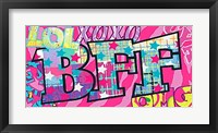 BFF (Best Friends Forever) Framed Print