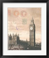 London Travelogue Fine Art Print