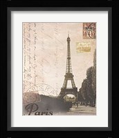 Paris Travelogue Framed Print