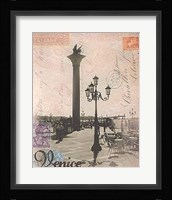 Venice Travelogue Framed Print