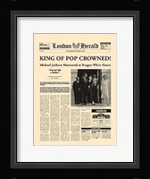 King Of Pop Crowned Fine Art Print