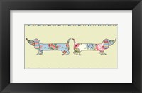 Ditsy Dogs I Framed Print