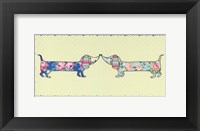 Ditsy Dogs II Framed Print