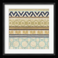 Geometric Frieze I Framed Print