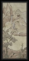 Chinoiserie Landscape II Framed Print