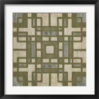 Deco Tile II Framed Print