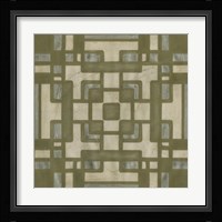 Deco Tile III Framed Print