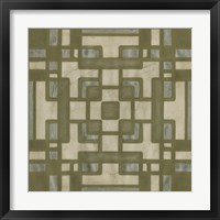 Deco Tile III Framed Print
