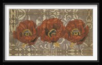 Poppy Panel II Framed Print