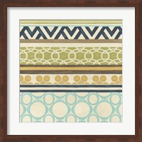 Non-Embellished Geometric Frieze I Fine Art Print