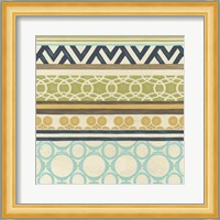 Non-Embellished Geometric Frieze I Fine Art Print