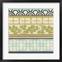 Non-Embellished Geometric Frieze II Fine Art Print