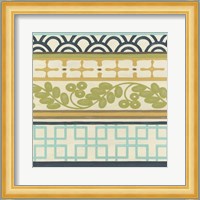 Non-Embellished Geometric Frieze II Fine Art Print