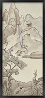 Non-Embellished Chinoiserie Landscape II Fine Art Print