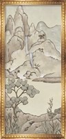 Non-Embellished Chinoiserie Landscape II Fine Art Print