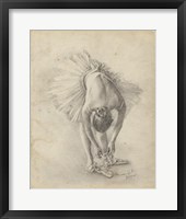 Antique Ballerina Study I Fine Art Print