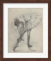 Antique Ballerina Study II Fine Art Print