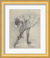 Antique Ballerina Study II Fine Art Print