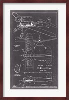 Aeronautic Blueprint II Fine Art Print