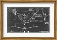 Aeronautic Blueprint V Fine Art Print