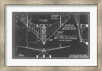 Aeronautic Blueprint V Fine Art Print