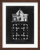 Graphic Building & Plan III Fine Art Print