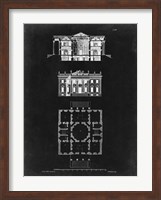 Graphic Building & Plan V Fine Art Print