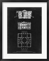 Graphic Building & Plan V Fine Art Print