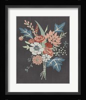 Coral Bouquet I Framed Print