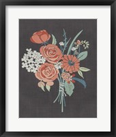 Coral Bouquet II Framed Print