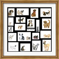 Doggie Grid Fine Art Print