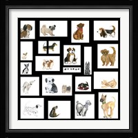 Doggie Grid Fine Art Print