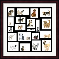 Doggie Grid Fine Art Print