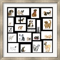 Doggie Grid Fine Art Print