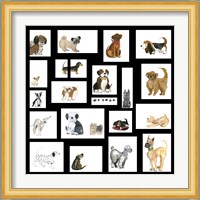 Doggie Grid Fine Art Print