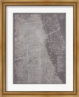 City Map of Chicago Fine Art Print