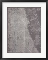 City Map of Chicago Fine Art Print