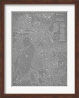 City Map of Boston Fine Art Print