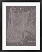 City Map of New Orleans Fine Art Print