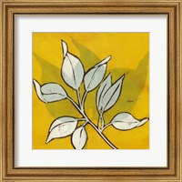 Gold Batik Botanical I Fine Art Print
